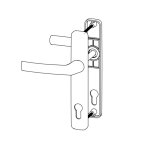 DOOR HANDLE AL LARA 92 MM AXIS 8003