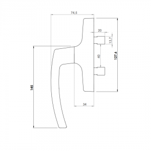 PEN.KOLU AL MILANO EKSENEL CIFT DIL 8003