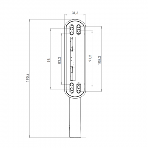 PEN.KOLU AL MILANO EKSENEL CIFT DIL 8003