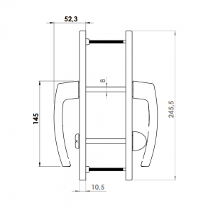 KAPI KOLU AL JUMBO MILANO WC UZUN GENIS 7016